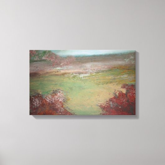 Misty Landscape 2 Leinwanddruck (Vorderseite)