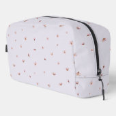 Misty Lavender Cherry Blossom Floral Pattern Waschbeutel (Rechte Ecke)