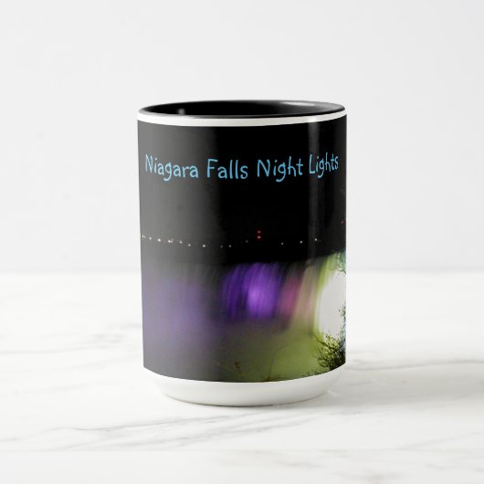 Misty Lights Niagara Falls Tasse (Zentrum)