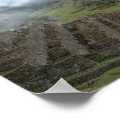 "Misty Machu Picchu" 14x10,5-Poster Poster (Ecke)