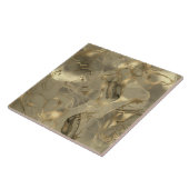 Misty Marble Abstract Pattern Dark Gold ID705a Fliese (Seite)