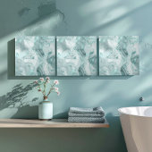 Misty Marble Abstract Pattern Light Teal ID705c Fliese