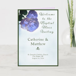 Misty Mauve & Green Nuptial Mass mit Foto Programm