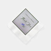 Misty Mauve Paper Napkin Serviette (Ecke)