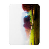 Misty Meadow in Autumn Magnet (Vertikal)