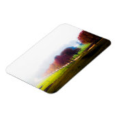 Misty Meadow in Autumn Magnet (Linke Seite)