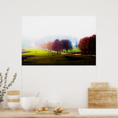 Misty Meadow in Autumn Poster (Küche)