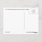 "Misty Midsommers Morning" Unicorn Postkarte (Rückseite)