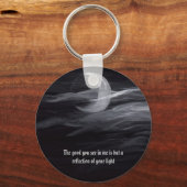 Misty Moon Key Chain Reflections Schlüsselanhänger (Vorderseite)