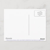 Misty Moon über dem Columbia River Postkarte (Rückseite)