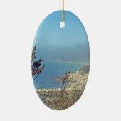 Misty Morning an Nobska Point - Cape Cod MA Keramik Ornament (Rechts)