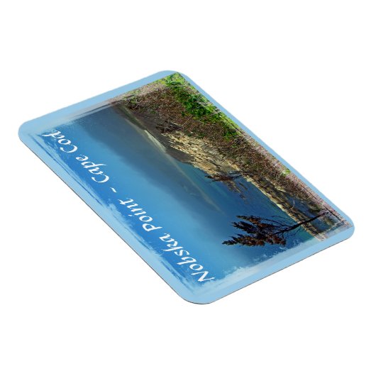 Misty Morning an Nobska Point - Cape Cod MA Magnet (Rechte Seite)