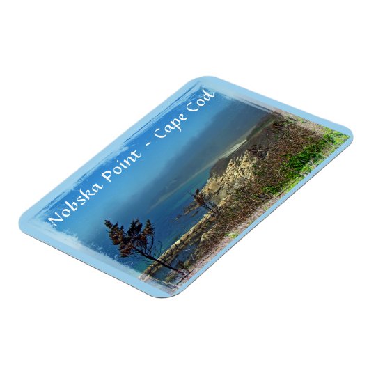 Misty Morning an Nobska Point - Cape Cod MA Magnet (Linke Seite)