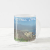 Misty Morning an Nobska Point - Cape Cod MA Mattglastasse (VorderseiteRechts)