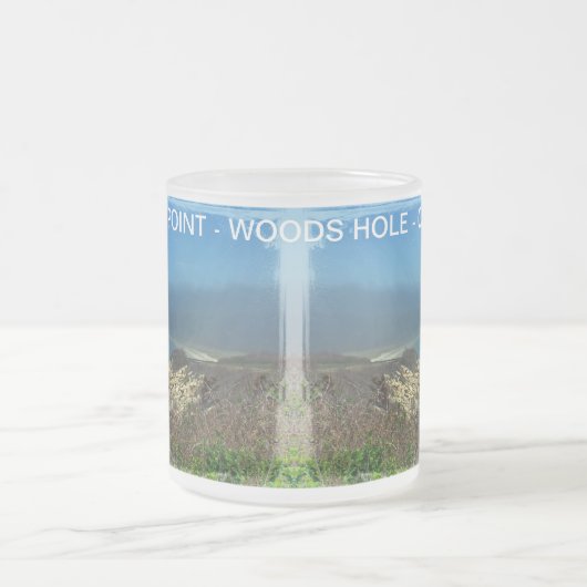 Misty Morning an Nobska Point - Cape Cod MA Mattglastasse (Mittel)