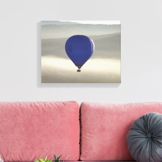 Misty Morning Canvas Print Leinwanddruck (Insitu (Wohnzimmer))