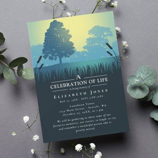 Misty Morning Celebration of Life Funeral