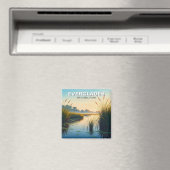 Misty Morning Everglades Nationalpark Florida Magnet (In Situ (Geschirrspüler))