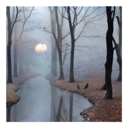 Misty Morning Foto Erweiterung (Vorne)