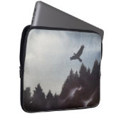 Misty Morning in den Bergen Laptopschutzhülle (Vorne Rechts)