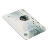 Misty Morning in Kerala India Magnet (Rechte Seite)