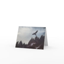 Misty Morning in the Mountains Notecard