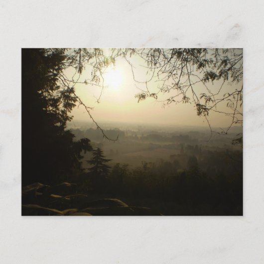 Misty Morning in Vicenza Postkarte (Vorderseite)