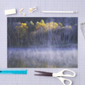 Misty Morning Lake Seidenpapier (Handwerk)