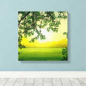 Misty Morning Leinwanddruck (Insitu (Holzboden))