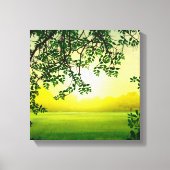 Misty Morning Leinwanddruck (Vorderseite)