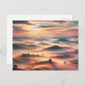 Misty Morning Magie - Postkarte (Vorne/Hinten)