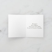 Misty Morning Meadow Beileid Vielen Dank Karte (Innenseite)