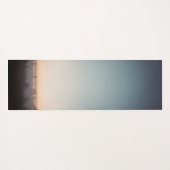 Misty morning & moon sky (reversible) yogamatte (Rückseite (Horizontal))