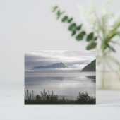 Misty Morning on Illiuliuk Bay, Insel Unalaska Postkarte (Stehend Vorderseite)