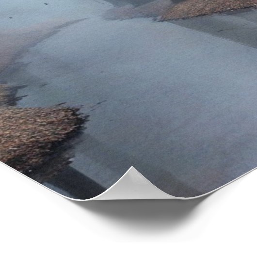 Misty Morning Poster (Ecke)