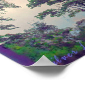 Misty Morning Poster (Ecke)