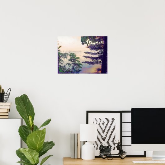 Misty Morning Poster (Heimbüro)