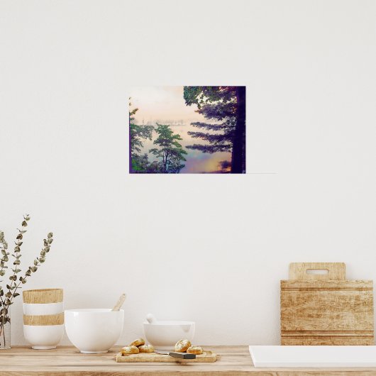 Misty Morning Poster (Küche)