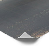 Misty Morning Poster (Ecke)