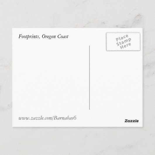 Misty Morning Postkarte (Rückseite)