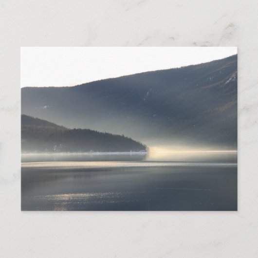 Misty Morning Postkarte (Vorderseite)