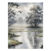 Misty Morning River Fotodruck (Vorne)