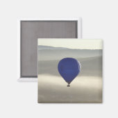 Misty Morning Square Magnet (Vorderseite/Rückseite)