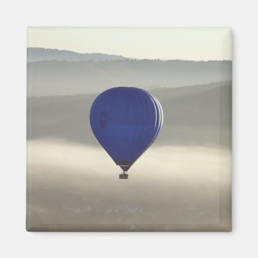 Misty Morning Square Magnet (Vorne)