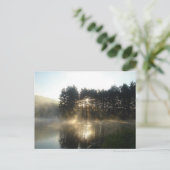 Misty Morning Sunrise Allegheny Staat Park Postkarte (Stehend Vorderseite)