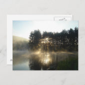 Misty Morning Sunrise Allegheny Staat Park Postkarte (Vorne/Hinten)
