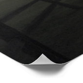 Misty Morning View Poster (Ecke)