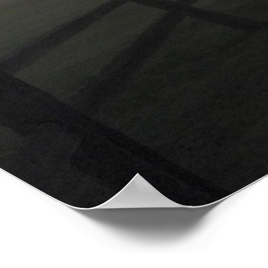 Misty Morning View Poster (Ecke)