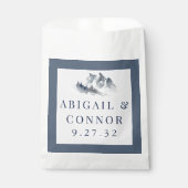 Misty Mountain Blue Gray Geschenktütchen (Vorderseite)