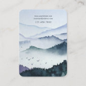 Misty Mountain Custom Jewelry Display Card Visitenkarte (Rückseite)